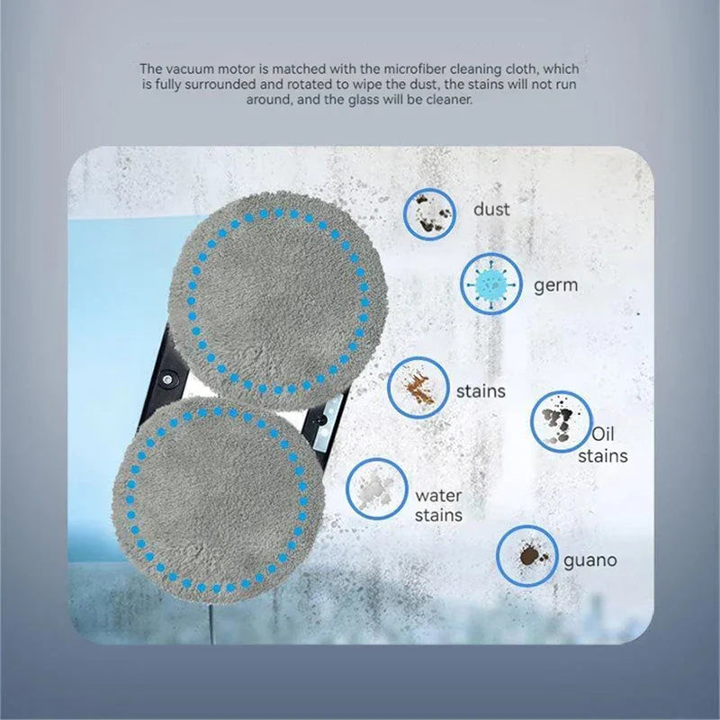 ZippyHome professional microfiber replacement pads for window cleaning robots, available in 12 to 48 piece bulk packs.