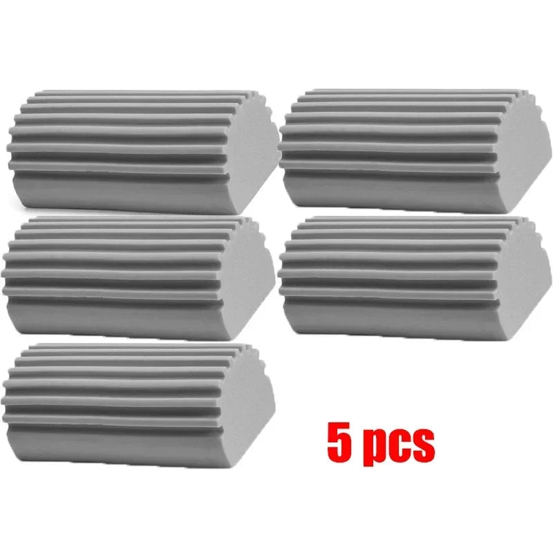 Set of five gray rubber gaskets on a white background with '5 pcs' in red text.

