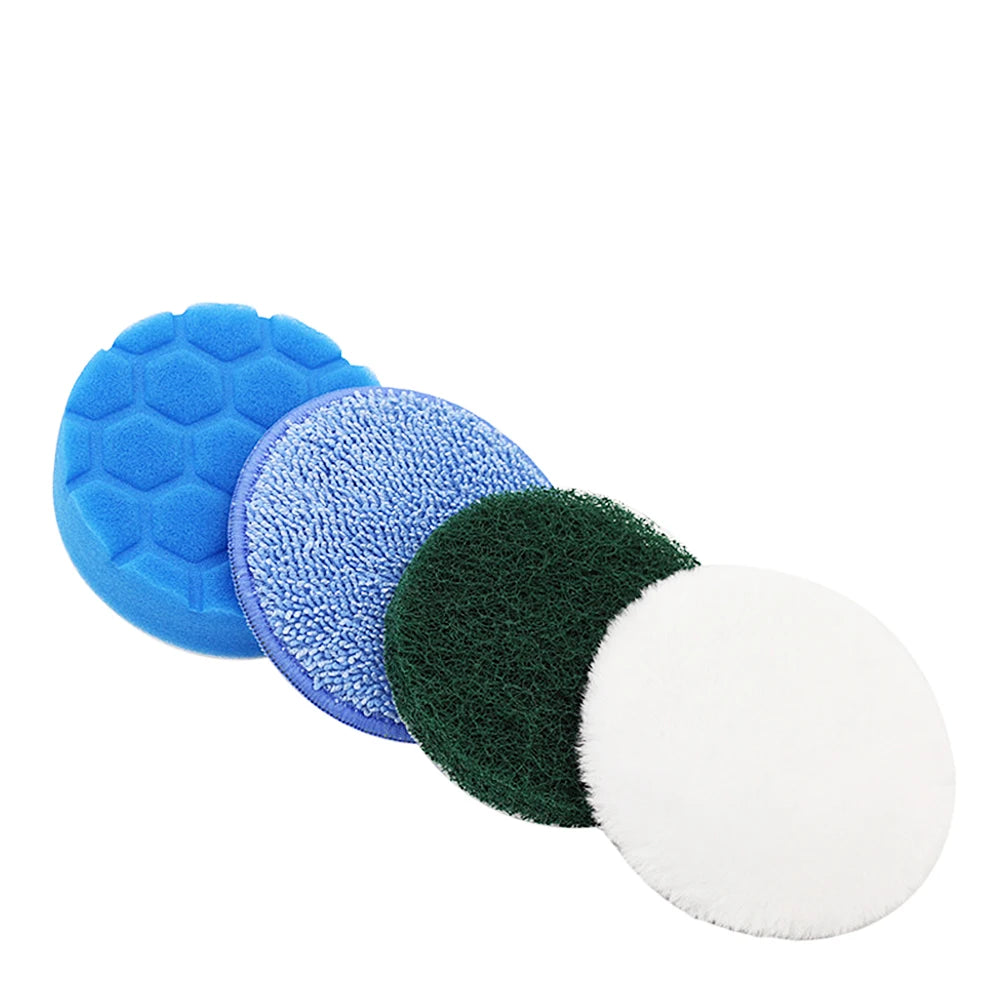 ZippyHome 9-in-1 replaceable head set for electric spin scrubber featuring 4 versatile cleaning brushes