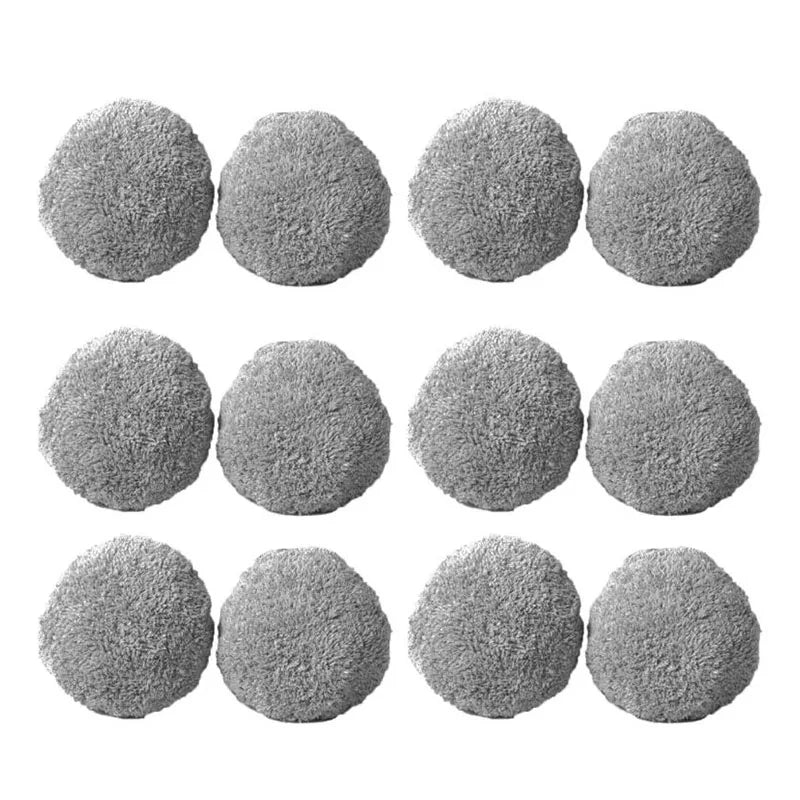 Reusable and eco-friendly replacement pads for ZippyHome window robot, perfect for removing dust and fingerprints